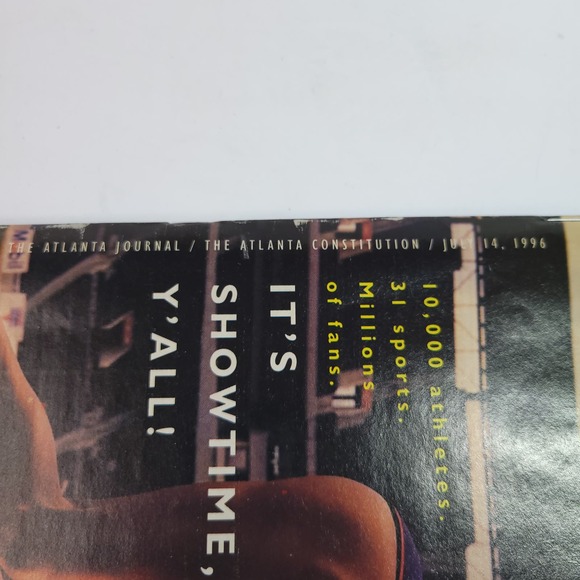 Olympic Atlanta The Complete Guide to the Games 1996 ATL Journal Con 7/14/96 - Picture 5 of 6